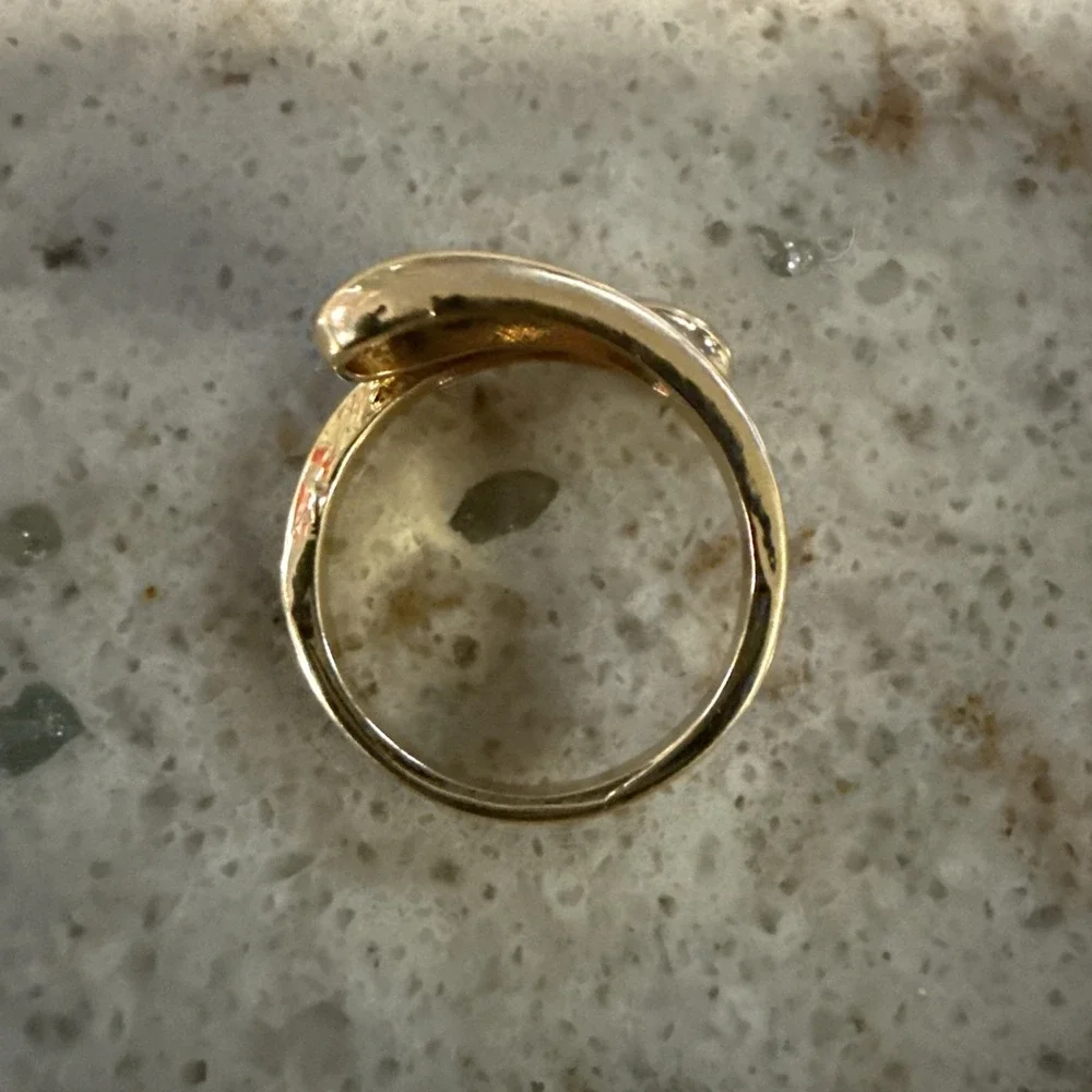 6 Pcs Fashion Rings Jewellery for Women Party Gold Colour